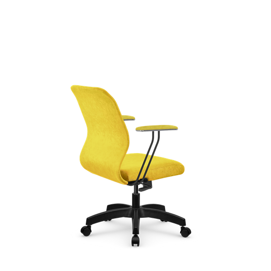 Кресло офисное SU-Mr-4/подл.079/осн.001 желтый в Магадане - изображение 1