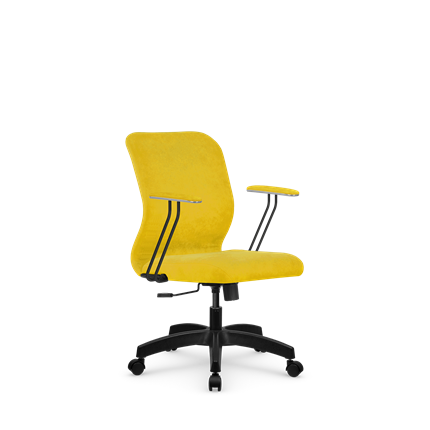 Кресло офисное SU-Mr-4/подл.079/осн.001 желтый в Магадане - изображение