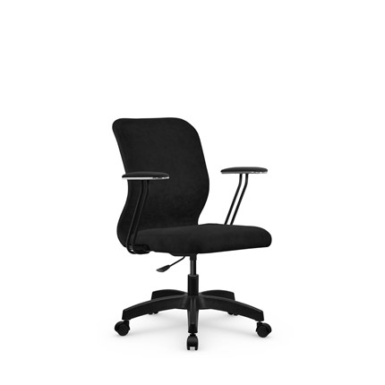 Офисное кресло SU-Mr-4/подл.079/осн.005 черный в Магадане - изображение