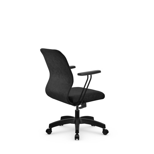 Офисное кресло SU-Mr-4/подл.109/осн.001 черный в Магадане - изображение 2