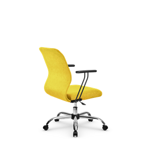 Кресло компьютерное SU-Mr-4/подл.109/осн.006 желтый в Магадане - предосмотр 1