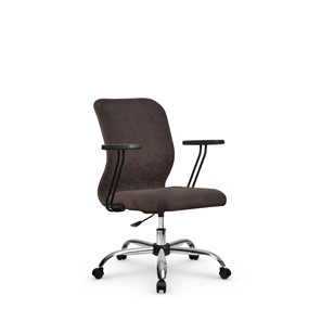 Компьютерное кресло SU-Mr-4/подл.109/осн.006 темно-коричневый в Магадане - предосмотр