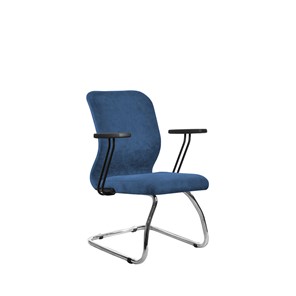 Кресло офисное SU-Mr-4/подл.109/осн.007 светло-синий в Магадане