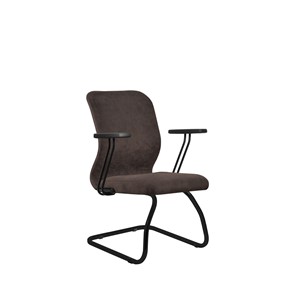 Кресло компьютерное SU-Mr-4/подл.109/осн.008 темно-коричневый в Магадане