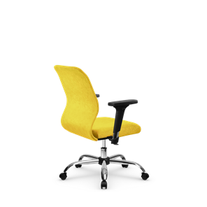 Кресло офисное SU-Mr-4/подл.200/осн.006 желтый в Магадане - предосмотр 1