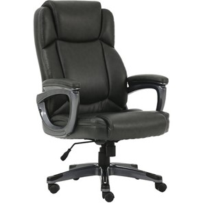 Кресло компьютерное Brabix Premium Favorite EX-577 (пружинный блок, рециклированная кожа, серое) 531935 в Магадане - предосмотр