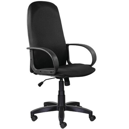 Кресло Brabix Praktik EX-279 (ткань JP/кожзам, черное) 532019 в Магадане - изображение