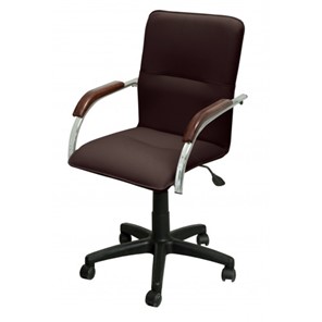 Офисный стул Самба-лифт СРП-034 коричневый основание эмаль в Магадане - предосмотр 1