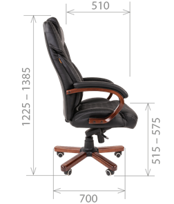 Компьютерное кресло CHAIRMAN 406, коричневый в Магадане - предосмотр 5