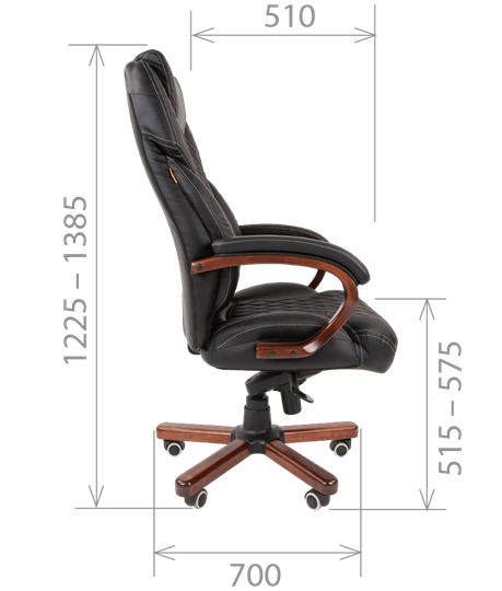 Компьютерное кресло CHAIRMAN 406, коричневый в Магадане - изображение 5