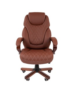 Компьютерное кресло CHAIRMAN 406, коричневый в Магадане - предосмотр 2