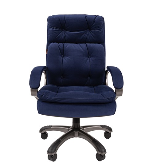 Кресло компьютерное CHAIRMAN 442 Ткань синий в Магадане - изображение 2