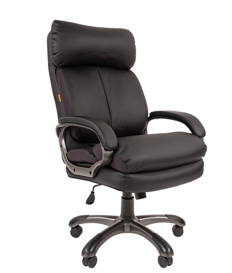 Офисное кресло CHAIRMAN 505 Экокожа черная в Магадане - изображение 1