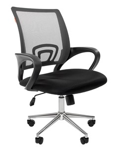 Офисное кресло CHAIRMAN 696 CHROME Сетка TW-04 (серый) в Магадане - предосмотр