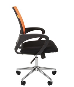 Офисное кресло CHAIRMAN 696 CHROME Сетка TW-66 (оранжевый) в Магадане - предосмотр 3