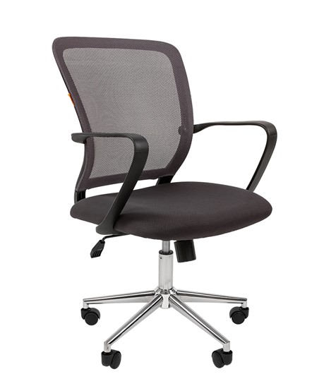 Кресло CHAIRMAN 698 CHROME new Сетка TW-04 (серый) в Магадане - изображение 1