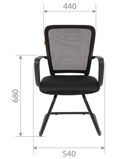 Кресло CHAIRMAN 698V Сетка TW (оранжевый) в Магадане - изображение 4
