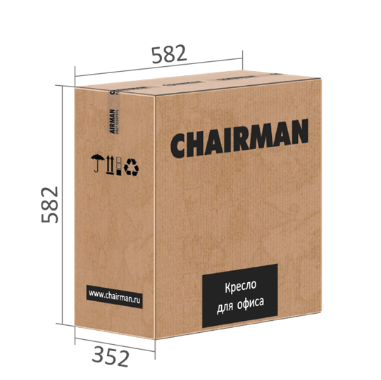 Кресло CHAIRMAN 699 Б/Л Сетка TW-01(черный) в Магадане - изображение 6