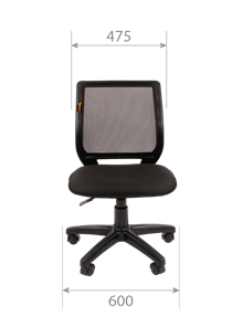 Офисное кресло CHAIRMAN 699 Б/Л Сетка TW-04 (серый) в Магадане - предосмотр 4