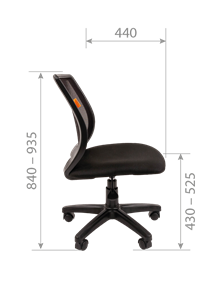 Офисное кресло CHAIRMAN 699 Б/Л Сетка TW-04 (серый) в Магадане - предосмотр 5