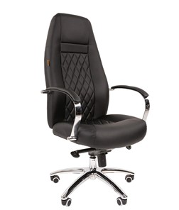 Кресло компьютерное CHAIRMAN 950 Экокожа черная в Магадане - предосмотр 1