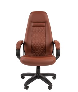 Компьютерное кресло CHAIRMAN 950LT Экокожа коричневая в Магадане - предосмотр 3