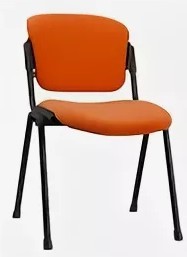 Офисное кресло ERA BLACK оранжевый в Магадане - предосмотр