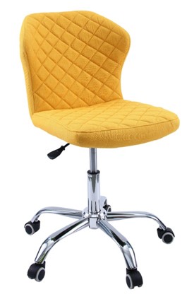 Офисное кресло на колесах KD-31, ткань Elain №20 желтый в Магадане - изображение
