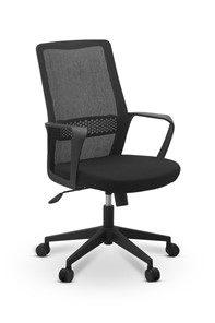 Кресло для сотрудника Space, сетка YM/ткань Luna / черная/черная в Магадане - предосмотр