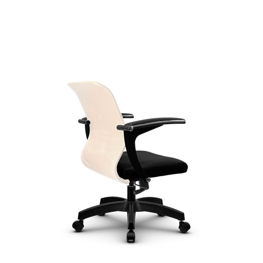 Кресло SU-M-4/подл.160/осн.001, Бежевый/Черный в Магадане - изображение 2
