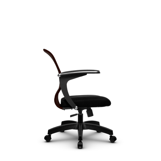 Офисное кресло SU-M-4/подл.160/осн.001, Коричневый/Черный в Магадане - изображение 1