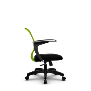Кресло компьютерное SU-M-4/подл.160/осн.001, Зеленый/Черный в Магадане - предосмотр 1