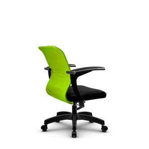 Кресло компьютерное SU-M-4/подл.160/осн.001, Зеленый/Черный в Магадане - предосмотр 2