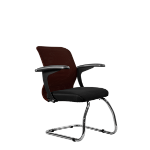 Офисный стул Метта SU-M-4/подл.160/осн.007, Коричневый/Черный в Магадане