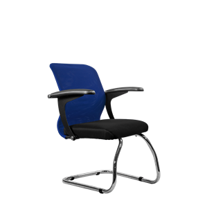 Офисный стул Метта SU-M-4/подл.160/осн.007, Синий/Черный в Магадане
