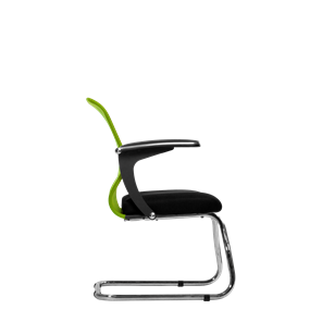 Офисный стул SU-M-4/подл.160/осн.007, Зеленый/Черный в Магадане - предосмотр 1