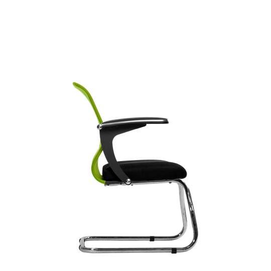Офисный стул SU-M-4/подл.160/осн.007, Зеленый/Черный в Магадане - изображение 1