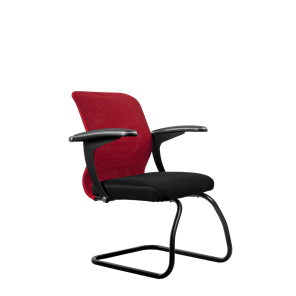 Офисный стул Метта SU-M-4/подл.160/осн.008, Красный/Черный в Магадане