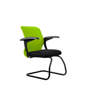 Офисный стул Метта SU-M-4/подл.160/осн.008, Зеленый/Черный в Магадане