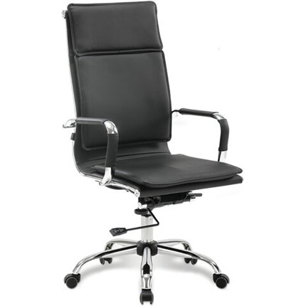 Офисное кресло Brabix Cube EX-523 (экокожа, хром, черное) 531946 в Магадане - изображение