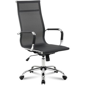 Кресло компьютерное Brabix Line EX-530 (хром, сетка, черное) 531846 в Магадане