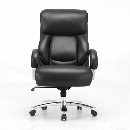 Кресло офисное Brabix Premium Pride HD-100 (натуральная кожа, черное) в Магадане - изображение