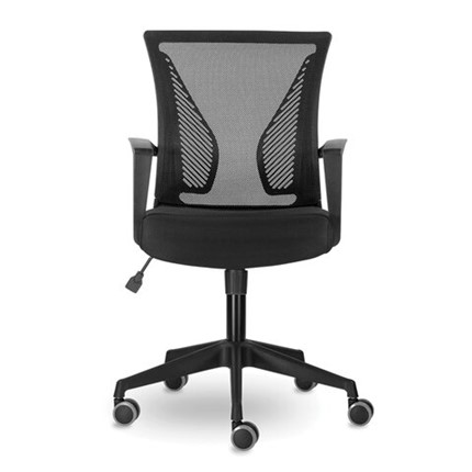 Кресло Brabix Wings MG-309 (пластик черный, сетка, черное) 532015 в Магадане - изображение