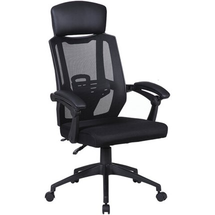 Компьютерное кресло Brabix Nexus ER-401 (с подлокотниками, черное) 531835 в Магадане - изображение