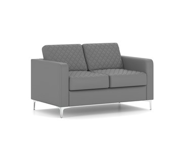 Офисный диван Актив двухместный, серый в Магадане - предосмотр 1