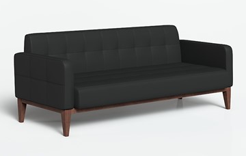 Офисный диван трехместный Норд, черный 193 в Магадане - предосмотр 1