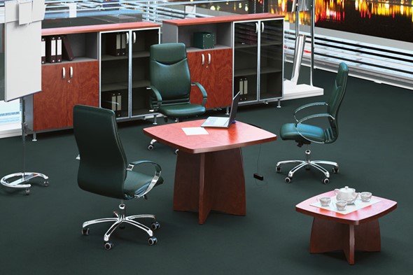 Кабинет руководителя Boston Director зона для переговоров, конференц-стол в Магадане - изображение