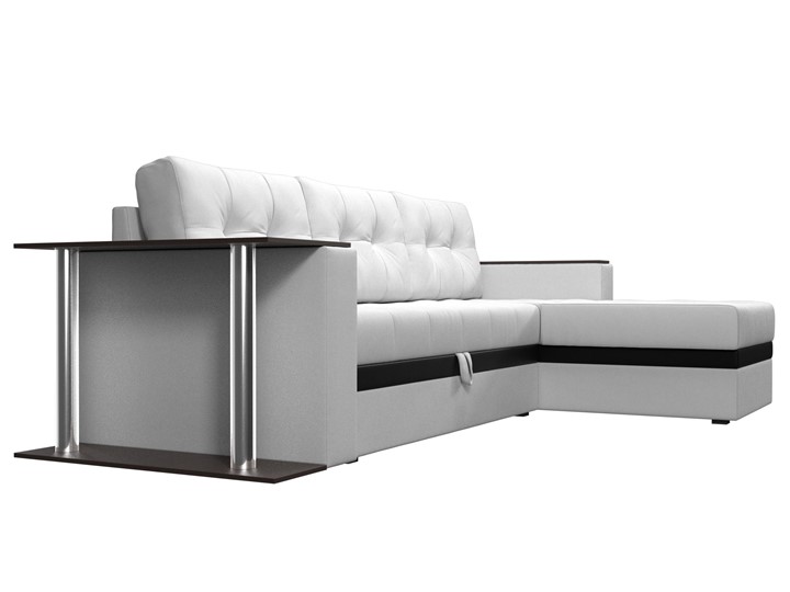 Угловой диван для гостиной Атланта М, Белый (экокожа) в Магадане - изображение 2