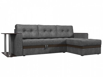 Угловой диван для гостиной Атланта М, Серый (рогожка) в Магадане