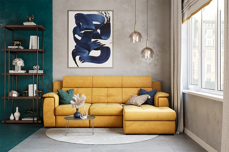 Угловой диван Бруклин с оттоманкой в Магадане - изображение 7